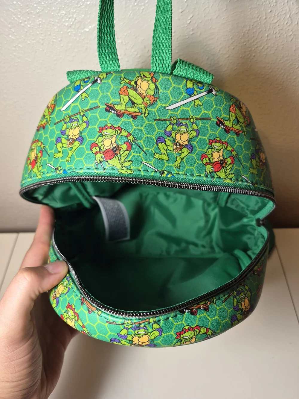 Loungefly Funko Green Teenage Mutant Ninja Turtles Mini Backpack